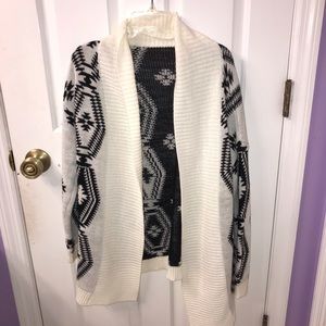 Printed cardigan